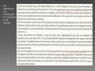 les
éléments
qui
marquent
l’incertitud
e, le
doute
 