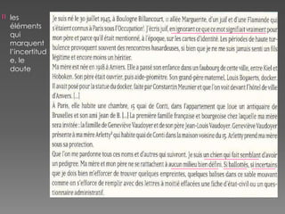 les
éléments
qui
marquent
l’incertitud
e, le
doute
 