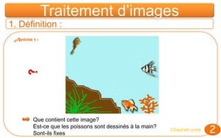 Création et enregistrement d’une image