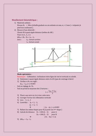 Cours de procédés topo | PDF