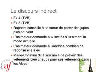 Le passé composé à la formenégativeEx 2 p.98Le soleil ne s’est pas montréIl n’a pas pluaujourd’huiIci, iln’ajamaisneigéLe brouillard ne s’est pas dissipé