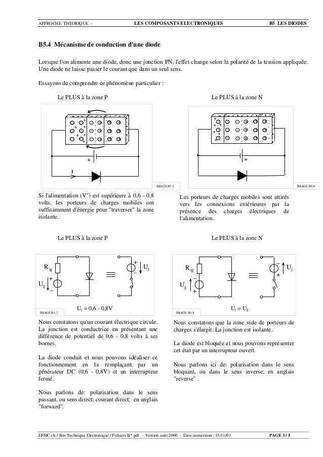 PDF Télécharger les diodes cours Gratuit PDF