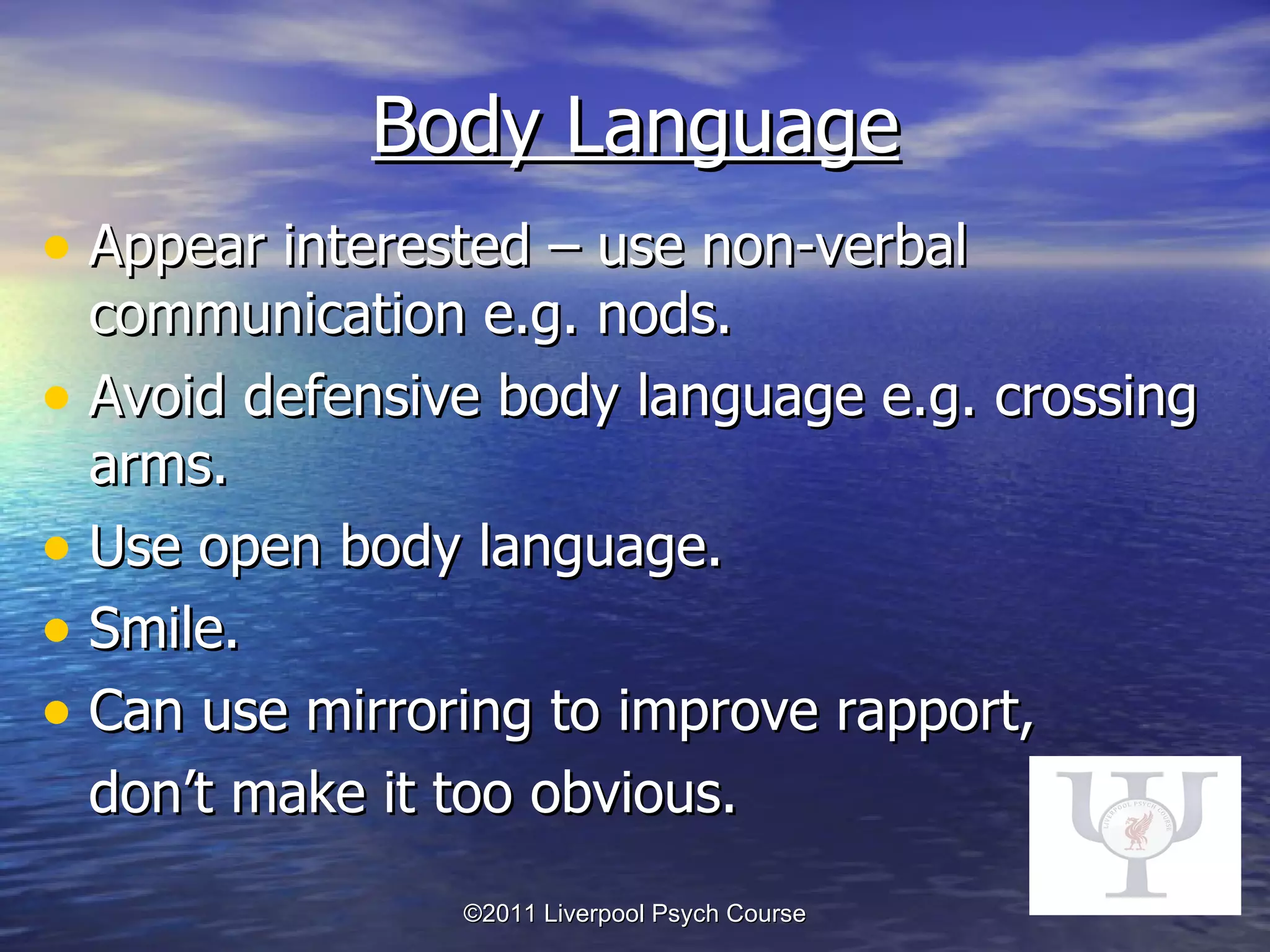 Communication Skills Workshop