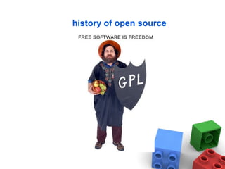history of open source
 