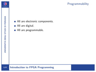Short course on FPGA programming | PDF