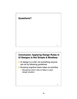 Designing with the Mind in Mind: the Psychological Basis of UI Design ...