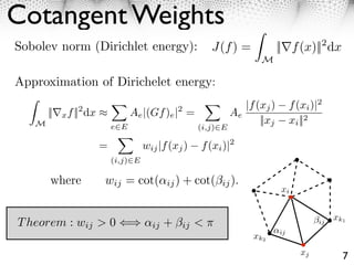 Mesh Processing Course : Mesh Parameterization | PDF
