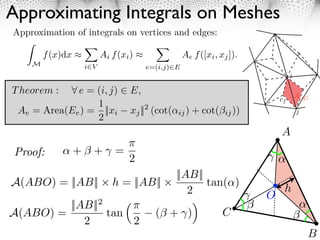 Mesh Processing Course : Mesh Parameterization | PDF