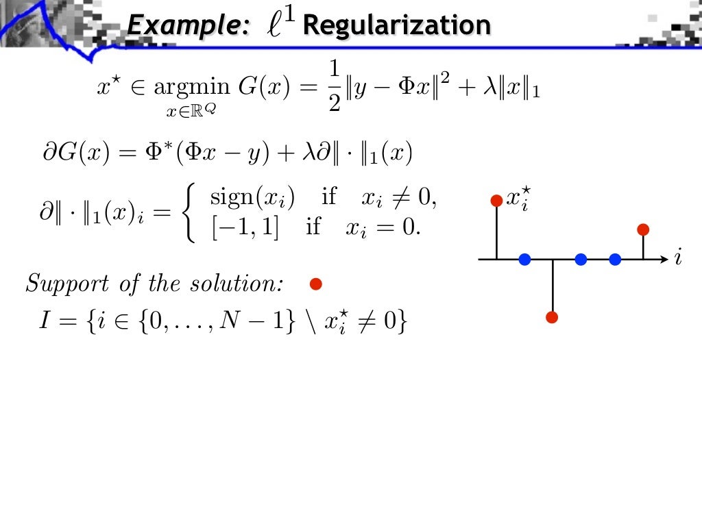 Signal Processing Course Convex Optimization