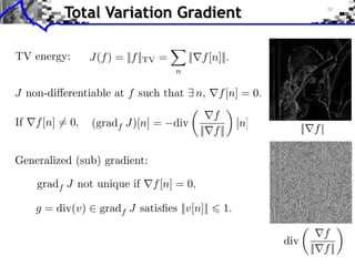 Signal Processing Course : Inverse Problems Regularization | PDF