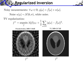 Inverse Problem Regularization
 
