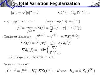 Signal Processing Course : Inverse Problems Regularization | PDF