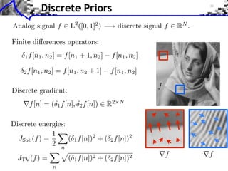 Signal Processing Course : Inverse Problems Regularization | PDF