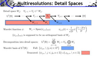 Multiresolutions: Detail Spaces
 