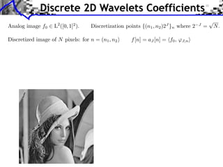 Discrete 2D Wavelets Coefficients
 
