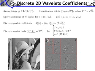 Discrete 2D Wavelets Coefficients
 