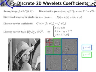 Discrete 2D Wavelets Coefficients
 