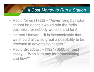 Course Winter 09 Radio