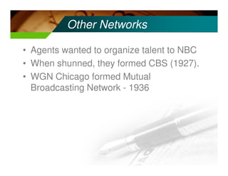 Course Winter 09 Radio