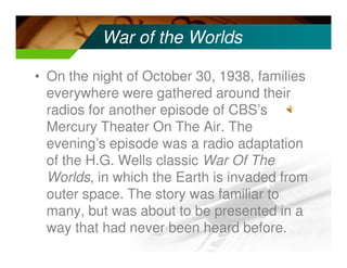 Course Winter 09 Radio