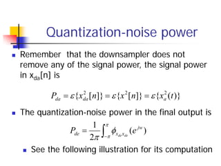 Course 10 example application of random signals - oversampling and ...