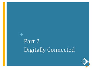 +
Part 2
Digitally Connected
 