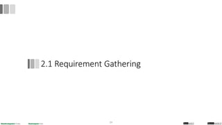 2.1 Requirement Gathering
24
 