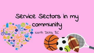 Service Sectors in my
community
North Delta, BC
 