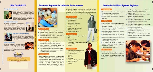 training course brochure template