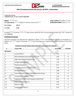 course by course Sample Report - document evaluation.pdf