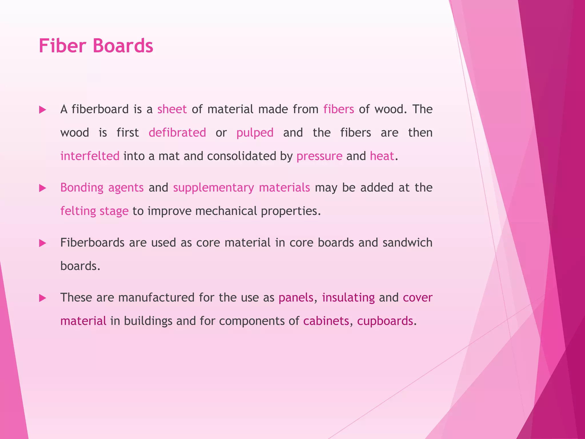 Composite wood and Adhesives PPT