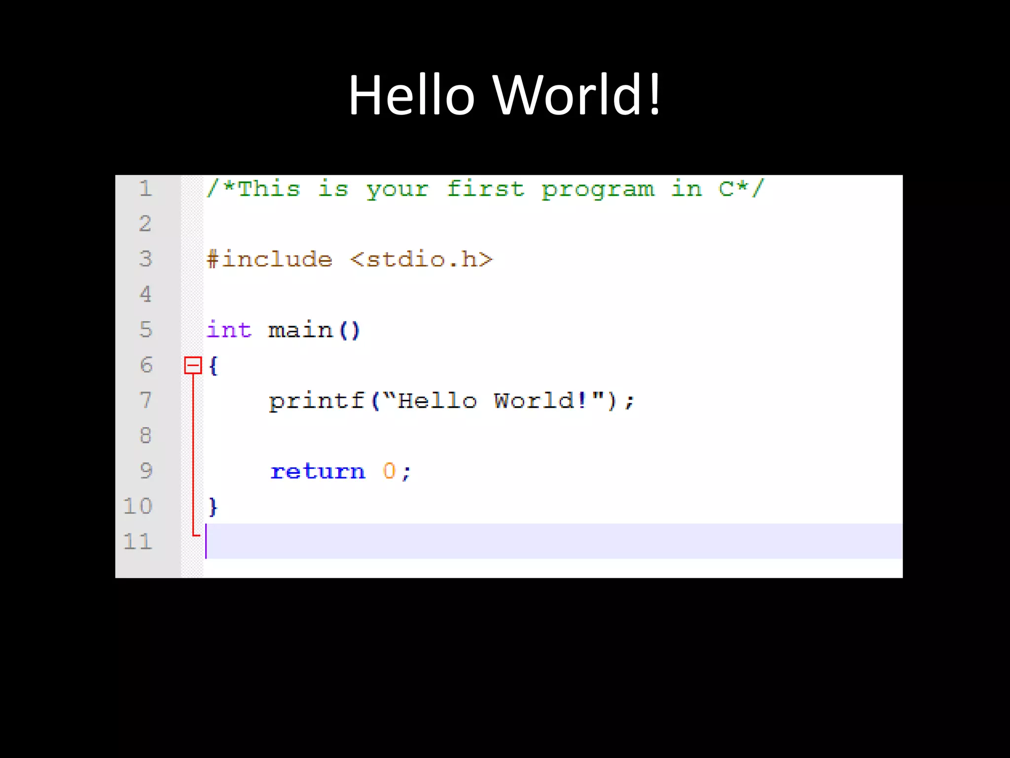 Hello World!
 