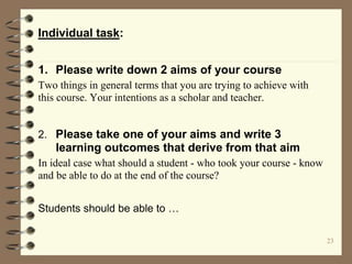 Course design | PPT