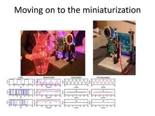 Moving on to the miniaturization
 