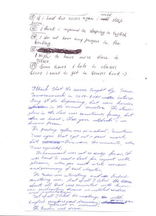 Course feedback 2013-2014