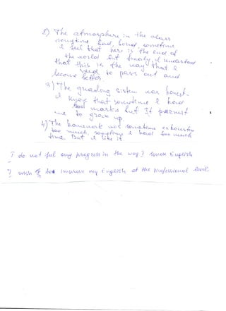 Course feedback 2013-2014