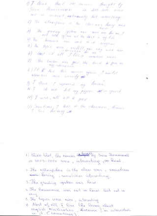 Course feedback 2013-2014