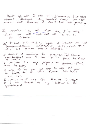 Course feedback 2013-2014