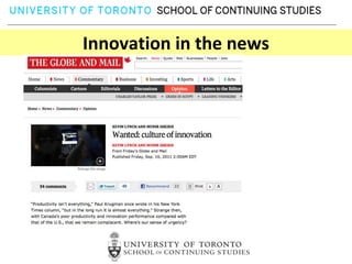 Innovation in the news
 