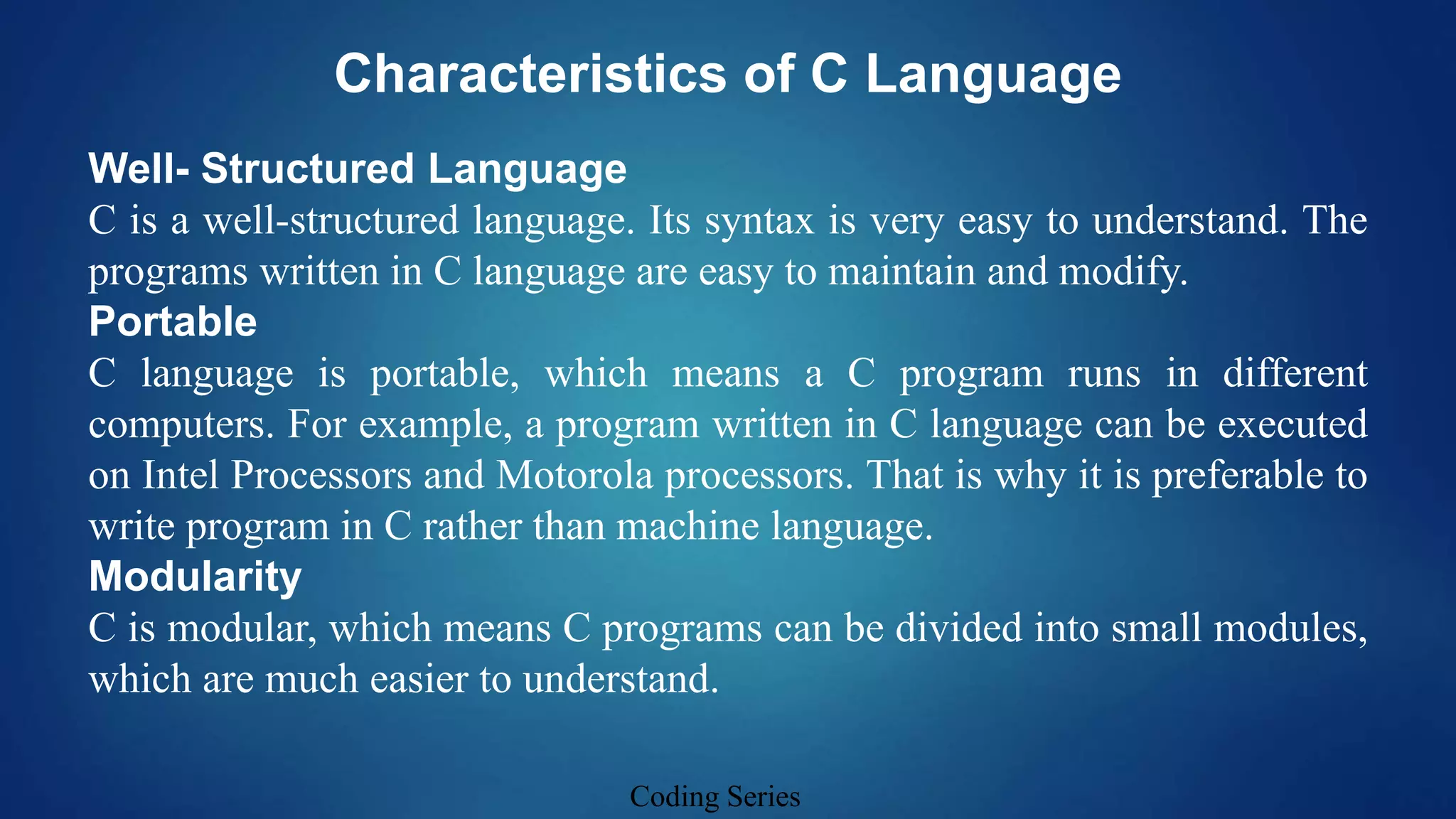 3. Introduction to C language ||Learn C Programming Complete. | PPT