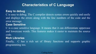 3. Introduction to C language ||Learn C Programming Complete. | PPT