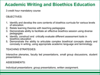 Course introduction_Research Ethics Bioethics Education.pptx