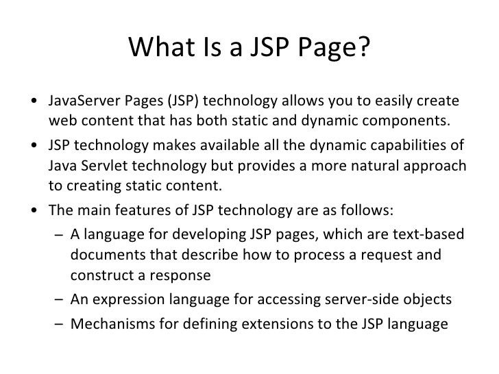 Servlet/JSP course chapter 2 Introduction to JavaServer Pages (JSP)