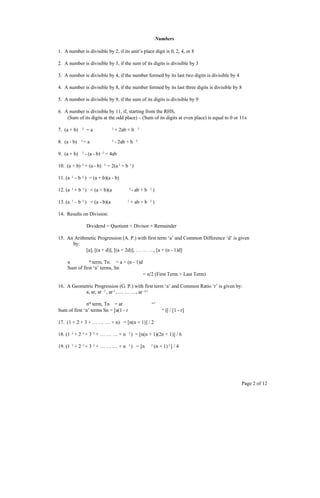 Aptitude with handy-formulae | DOC
