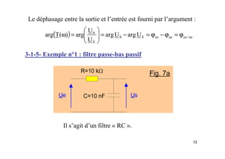 Cours electronique analogique filtrage 2