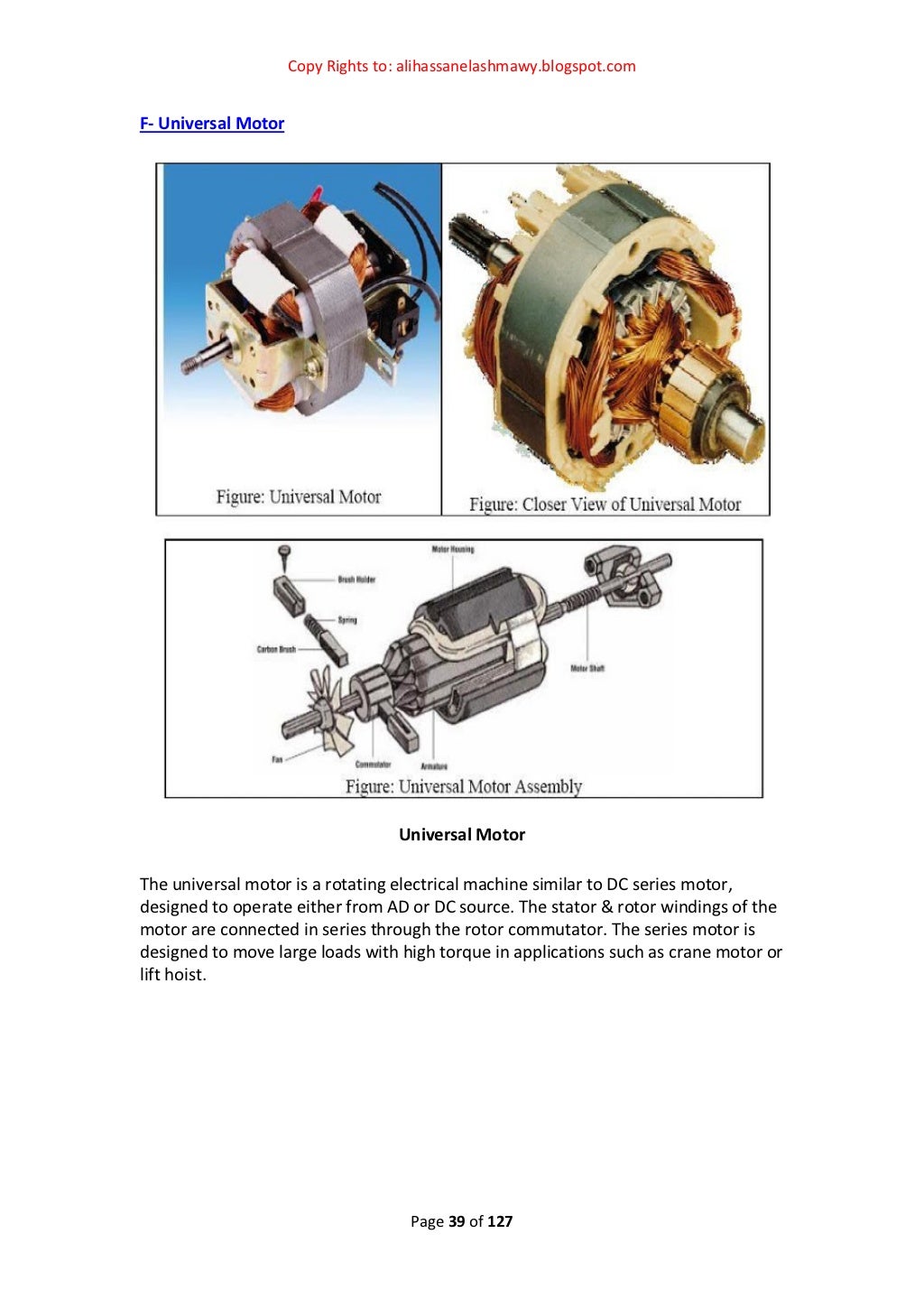 Course motor 1an introduction to electrical motors basics