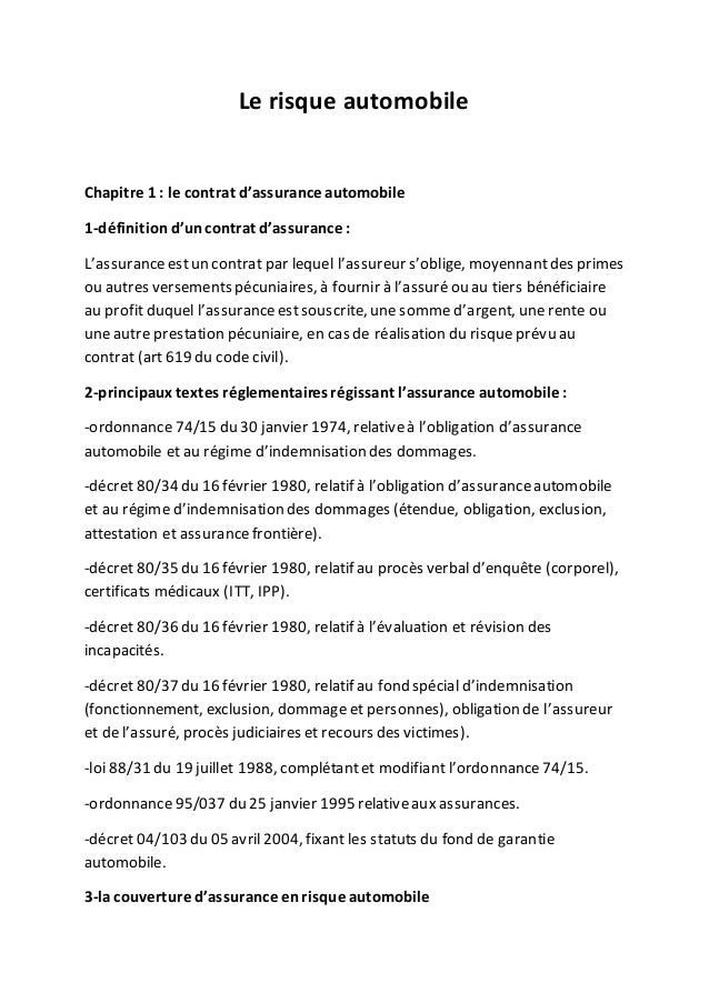 assurance automobile