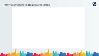 Verify your website in google search console
 