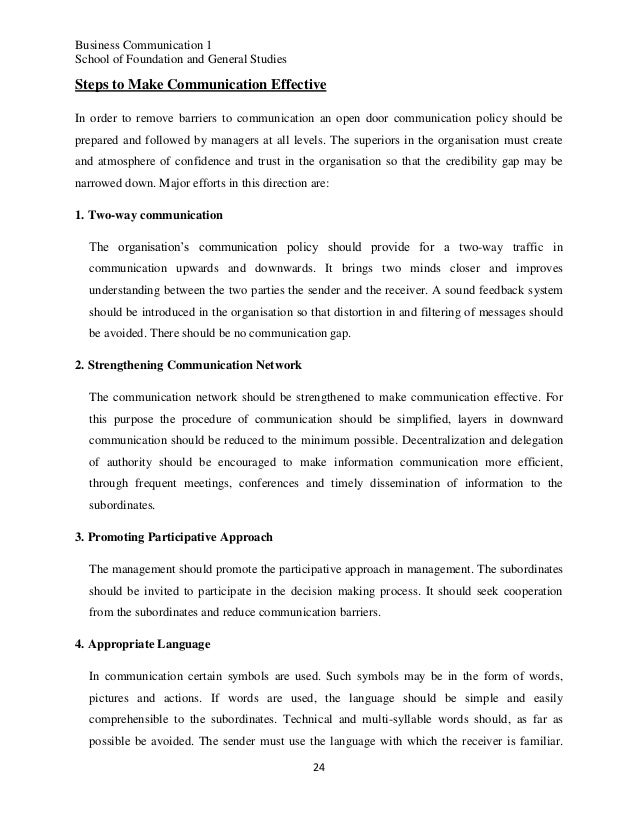 business communication course notes topic 1 210613 024331 form of business communication