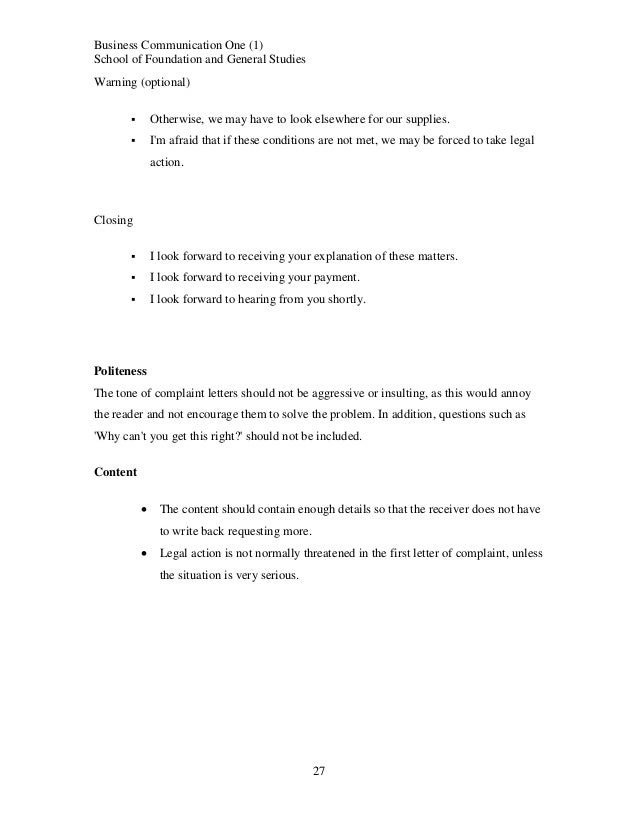 Business Munication Course Notes Topic 2
